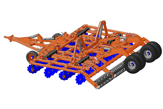 Борона дисковая БДМ – модульная полуприцепная