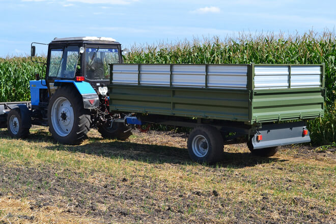 Тракторный самосвальный полуприцеп ТСП-6