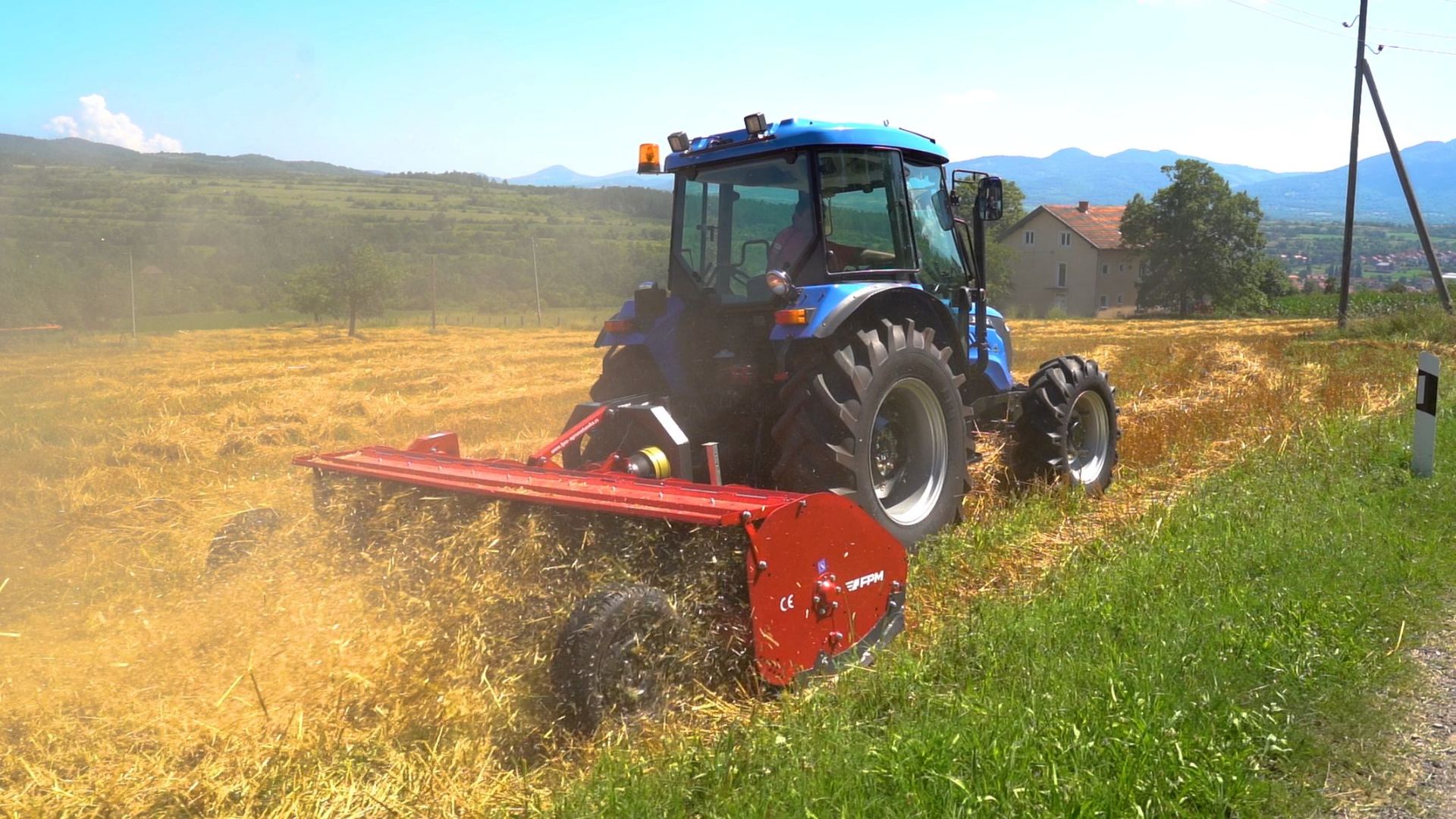 Мульчирователь- измельчитель полевой.